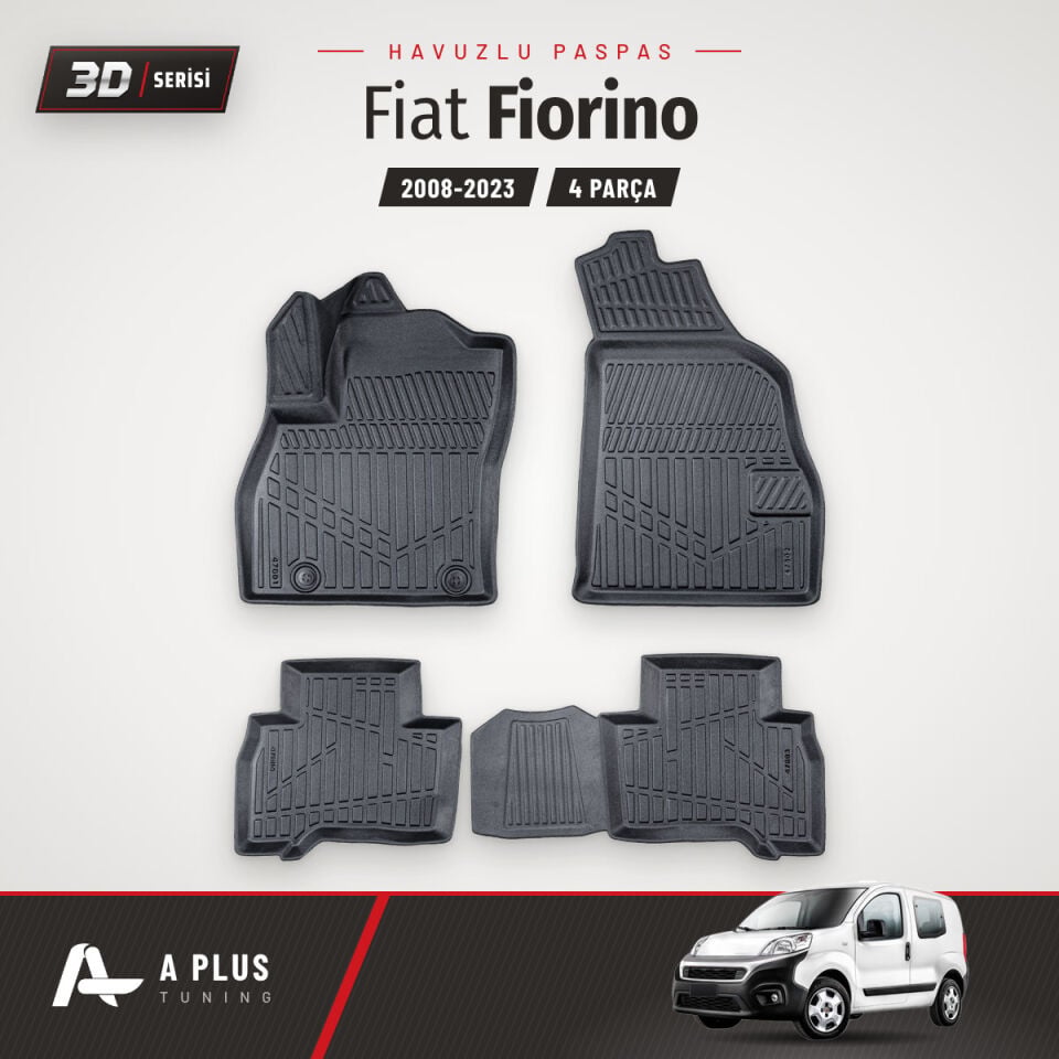 Fiat Fiorino 3D Havuzlu Paspas 2008-2023