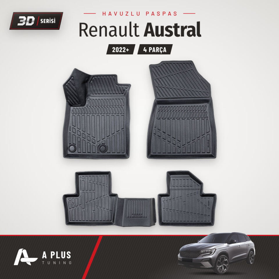 Renault Austral 3D Havuzlu Paspas 2022+