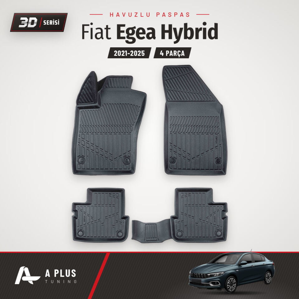 Fiat Egea Hybrid 3D Havuzlu Paspas 2021-2025