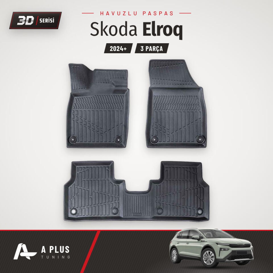 Skoda Elroq 3D Havuzlu Paspas 2024+