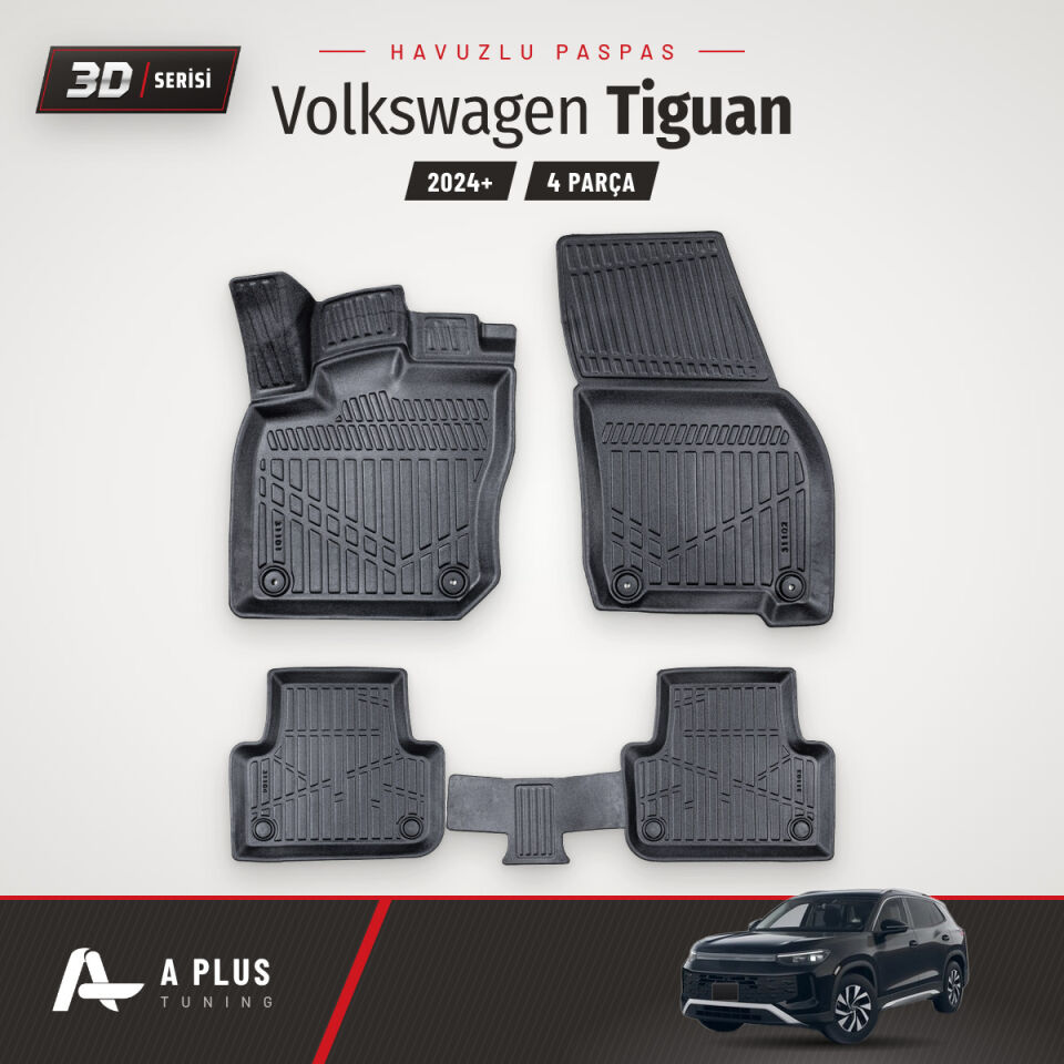 VW Tiguan 3D Havuzlu Paspas 2024+