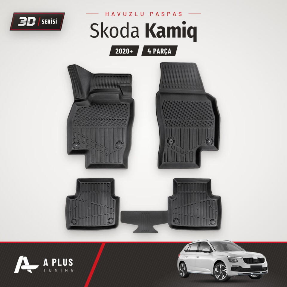 Skoda Kamiq 3D Havuzlu Paspas 2020+