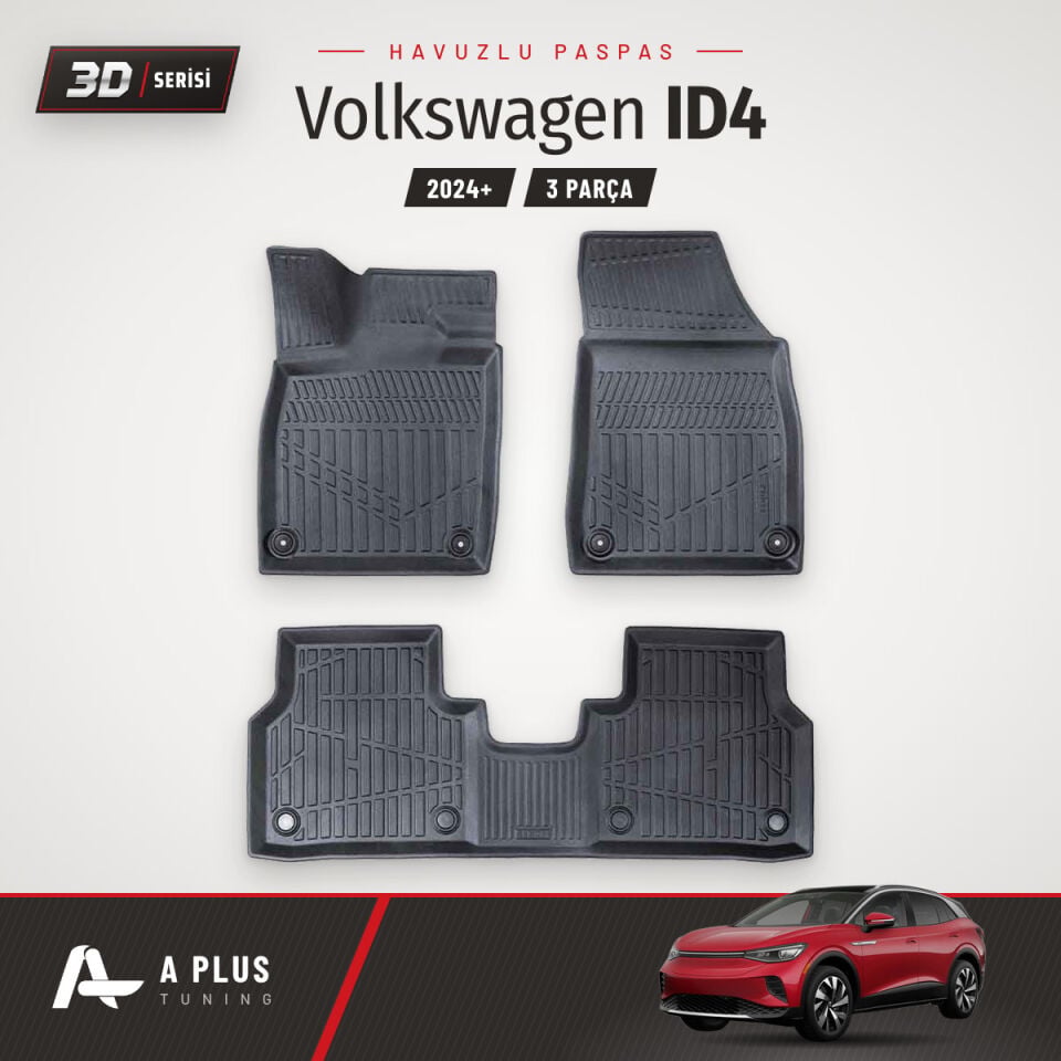 VW ID4 3D Havuzlu Paspas 2024+