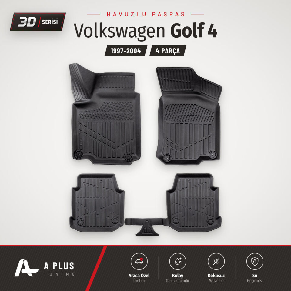 VW Golf 4 3D Havuzlu Paspas 1997-2004