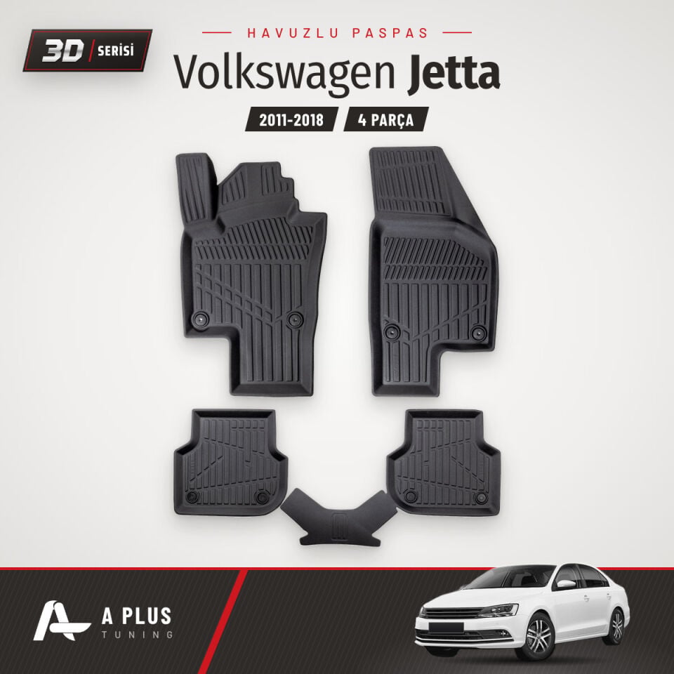 VW Jetta 3D Havuzlu Paspas 2011-2018