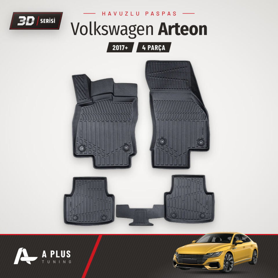 VW Arteon 3D Havuzlu Paspas 2017+