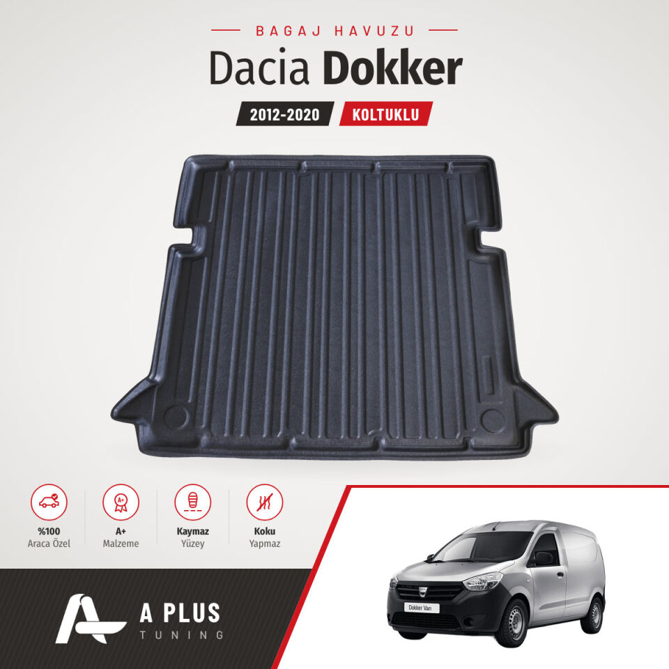 2012-2020 Dacia Dokker Koltuklu Van Bagaj Havuzu