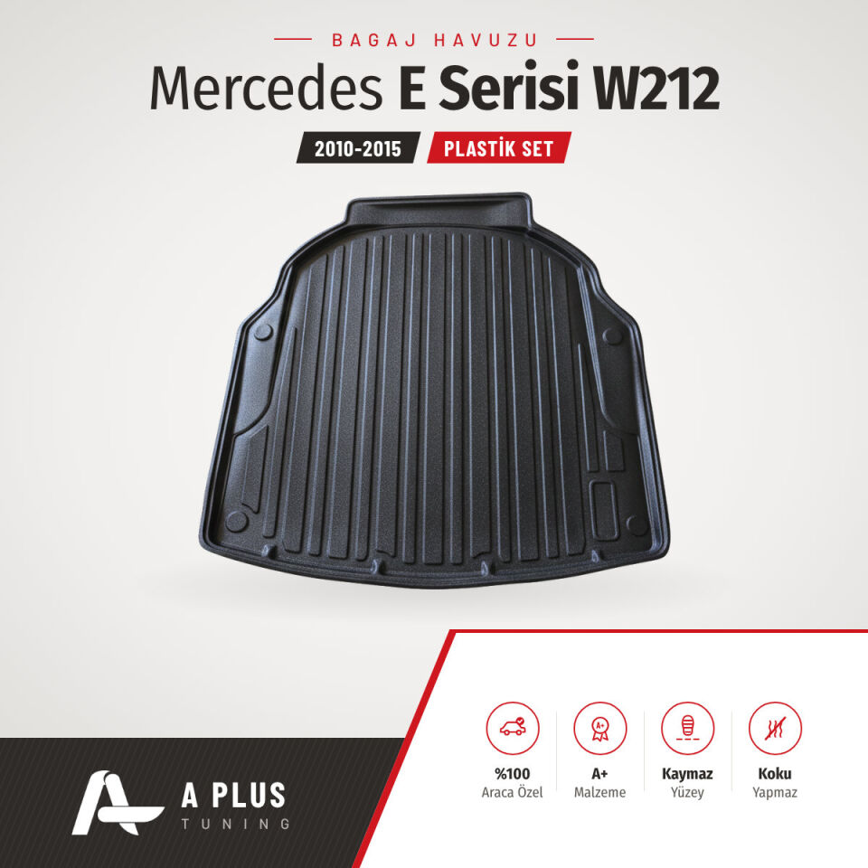 2010-2015 Mercedes W212 Plastik Set Bagaj Havuzu