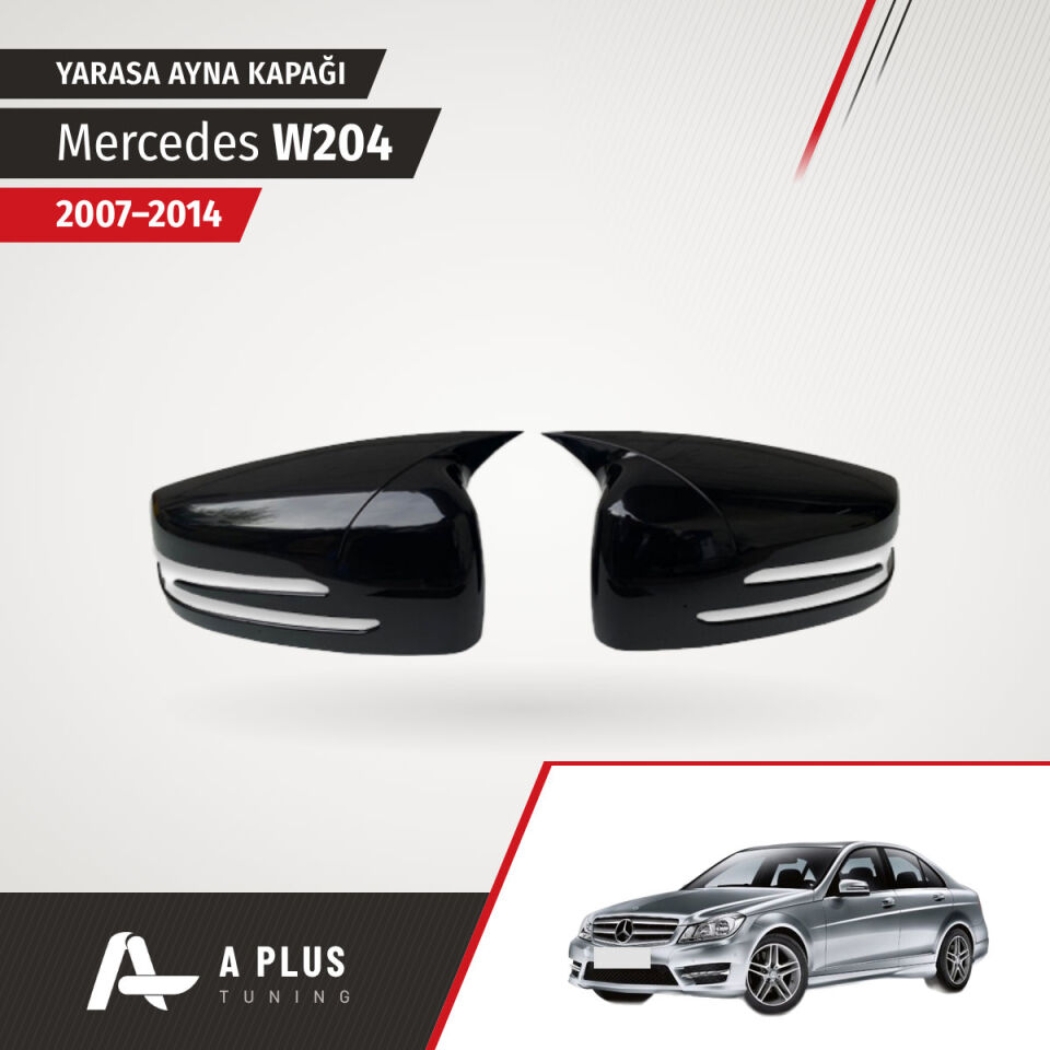 2007-2014 Mercedes Benz W204 Batman Yarasa Ayna Kapağı