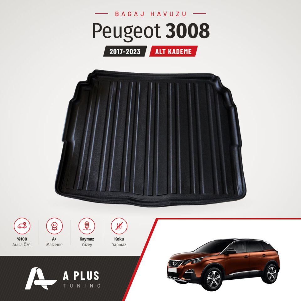 2017-2023 Peugeot 3008 (Alt Bagaj) Bagaj Havuzu