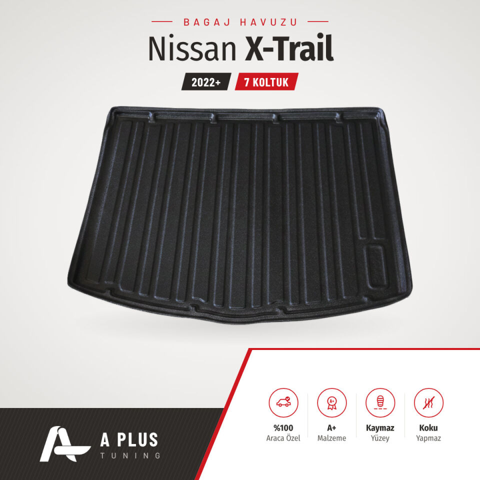 2022+ Nissan X-Trail 4 (7 Koltuk) Bagaj Havuzu