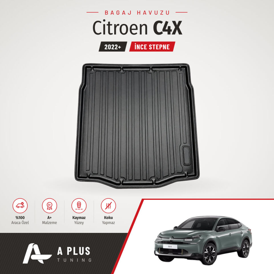 2022+ Citroen C4X Bagaj Havuzu İnce Stepne