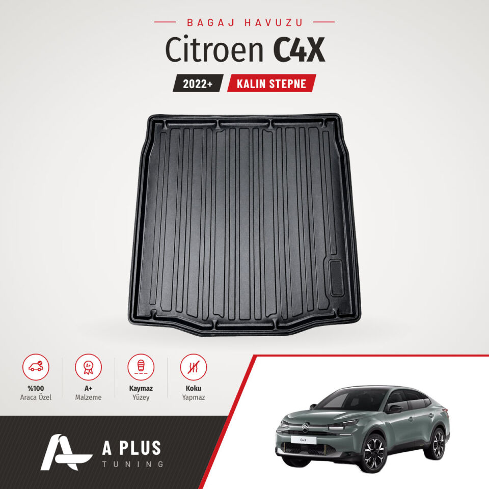 2022+ Citroen C4X Bagaj Havuzu Kalın Stepne