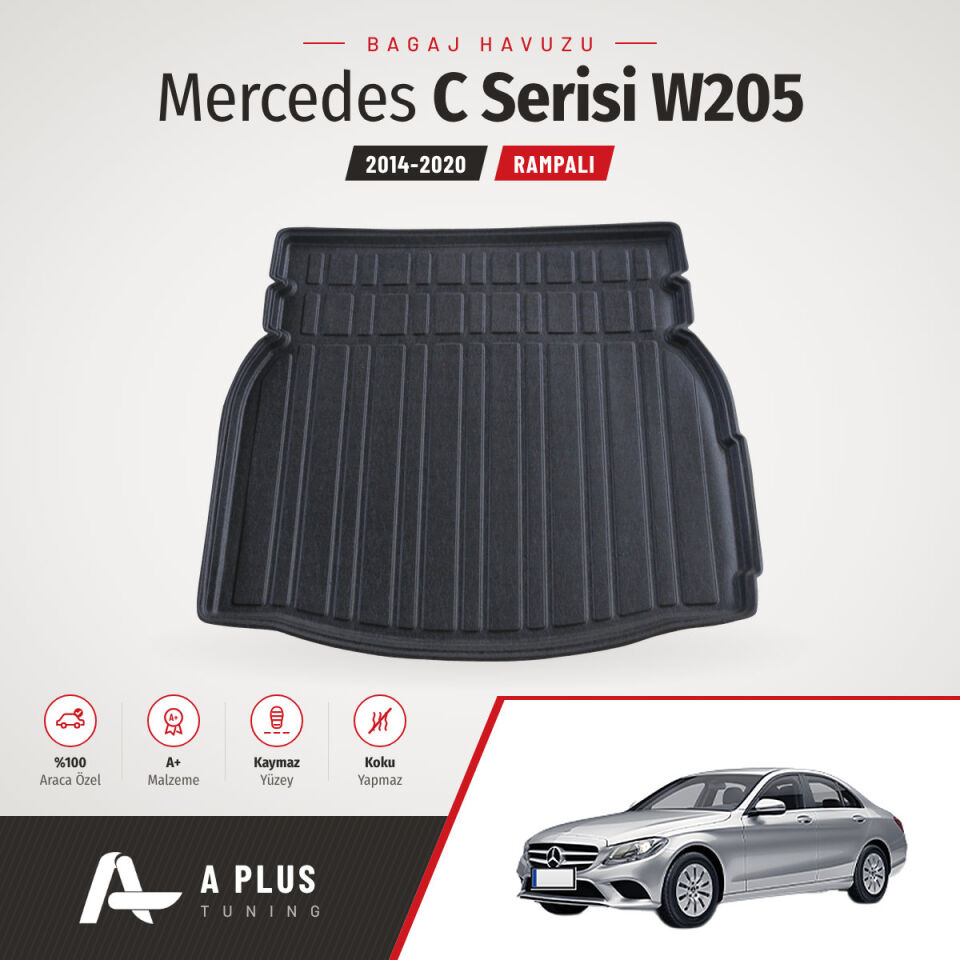 2014-2017 Mercedes W205 Rampalı Bagaj Havuzu