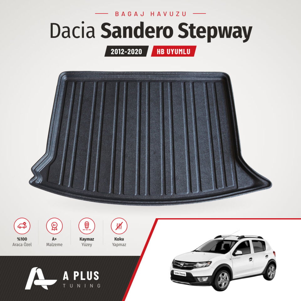 2012-2020 Dacia Sandero Stepway HB Uyumlu Bagaj Havuzu