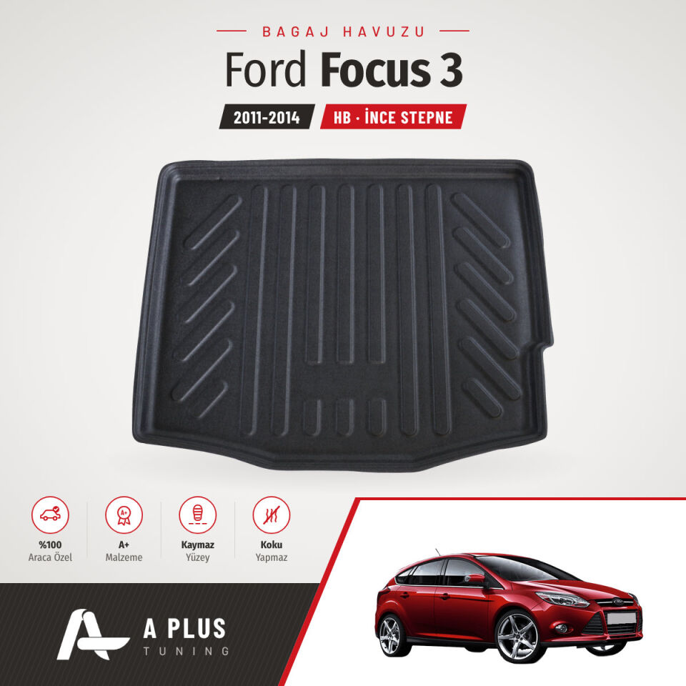 2011-2014 Ford Focus 3 HB İnce Stepne Bagaj Havuzu