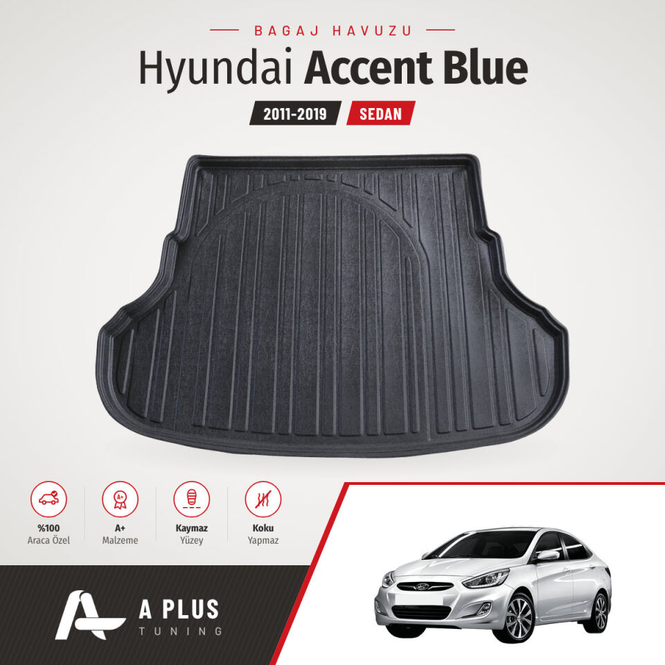 2011-2019 Hyundai Accent Blue Sedan Bagaj Havuzu