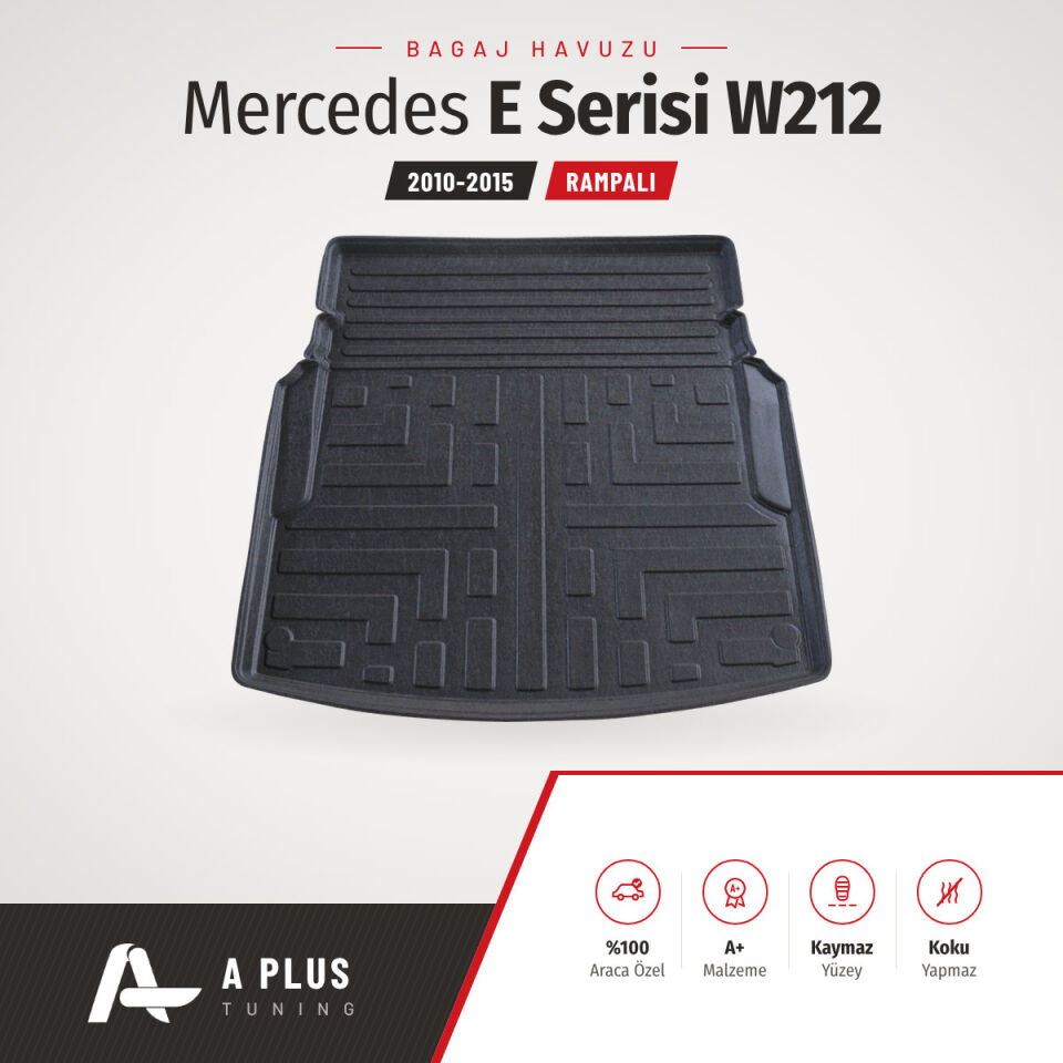 2010-2015 Mercedes W212 Rampalı Bagaj Havuzu