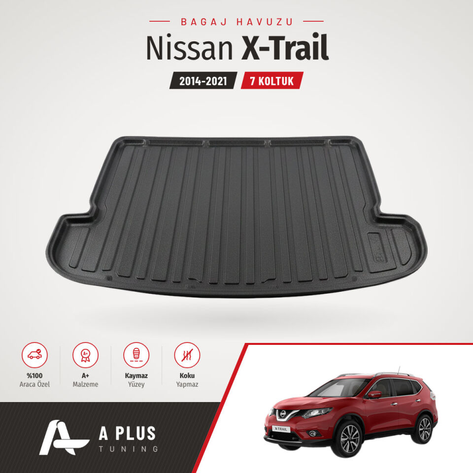 2014-2021 Nissan X-Trail 7 Koltuk Bagaj Havuzu
