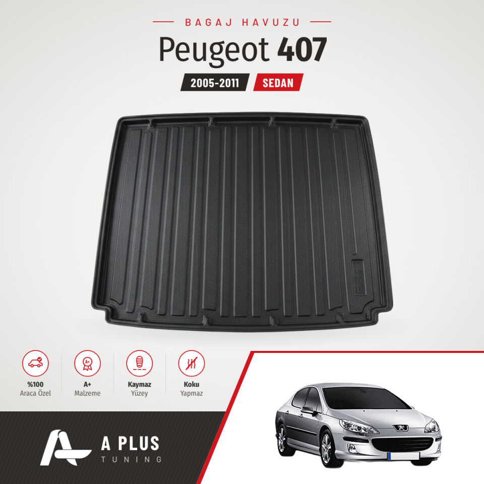 2005-2011 Peugeot 407 Sedan Bagaj Havuzu