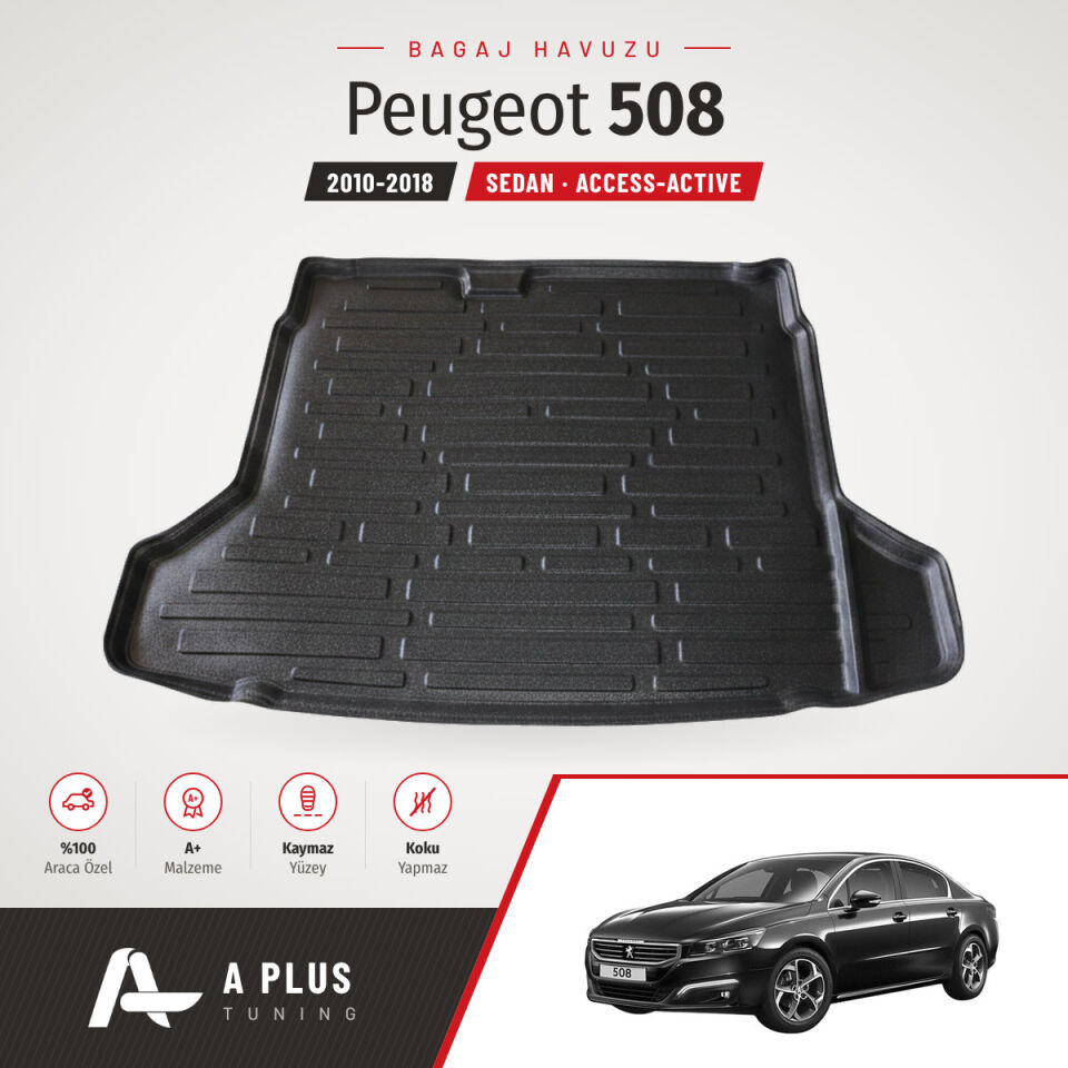 2010-2018 Peugeot 508 Access Active Sedan Bagaj Havuzu