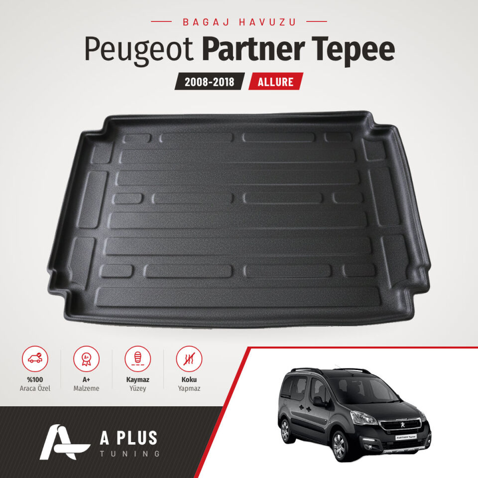 2008-2018 Peugeot Partner Tepee Allure Bagaj Havuzu