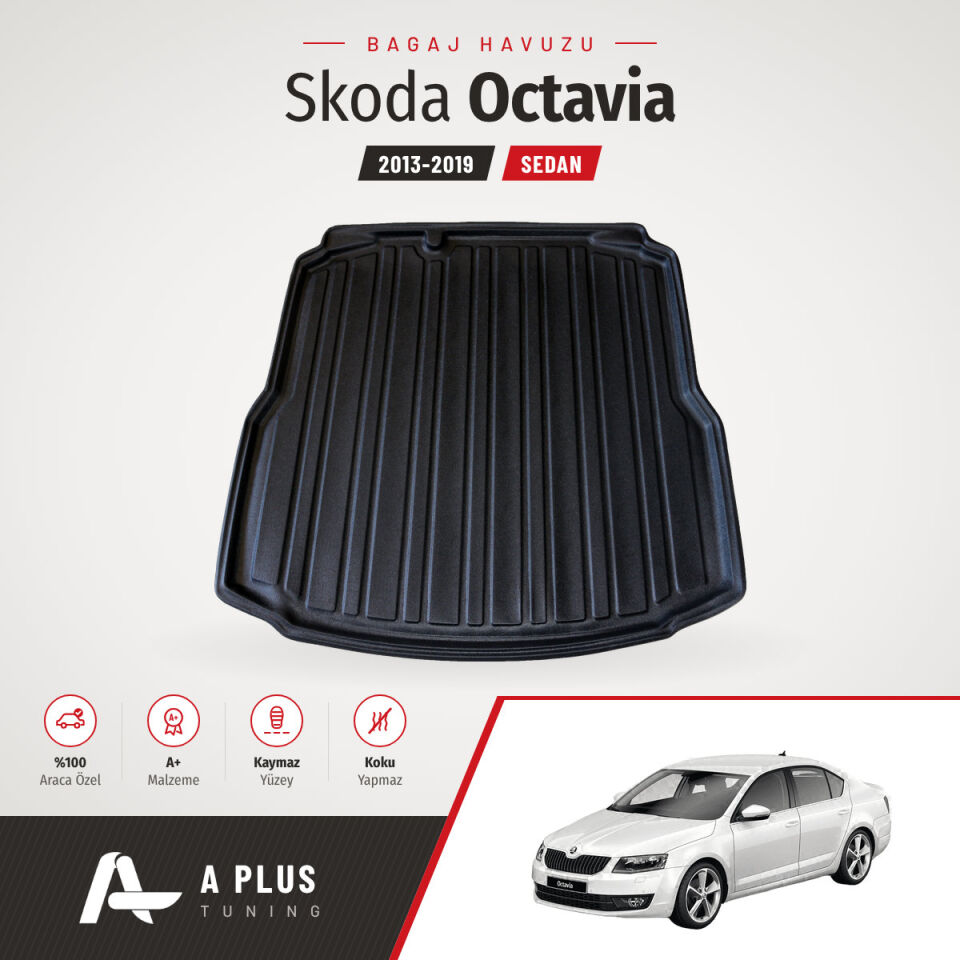 2013-2019 Skoda Octavia Sedan A6 Bagaj Havuzu