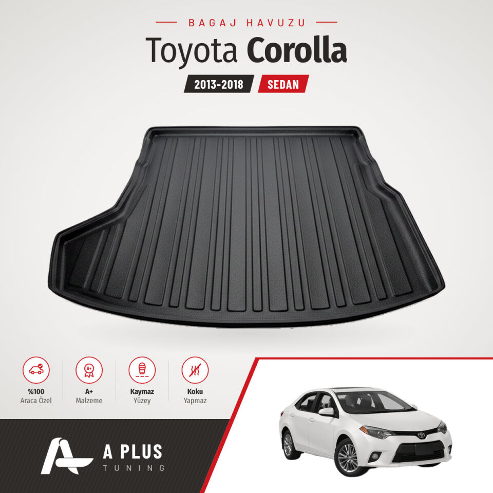 2013-2018 Toyota Corolla Sedan Bagaj Havuzu