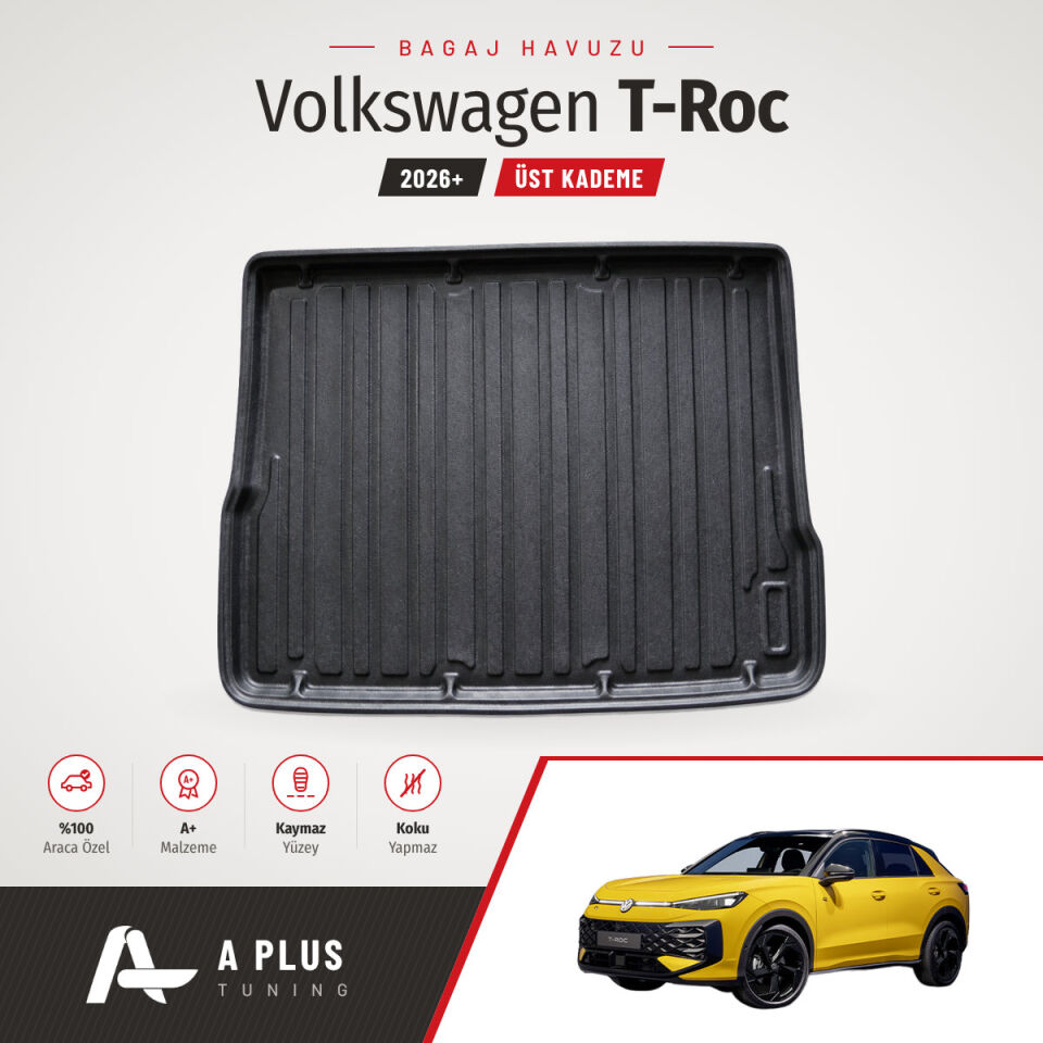 2026+ VW T-Roc Üst Bagaj Havuzu