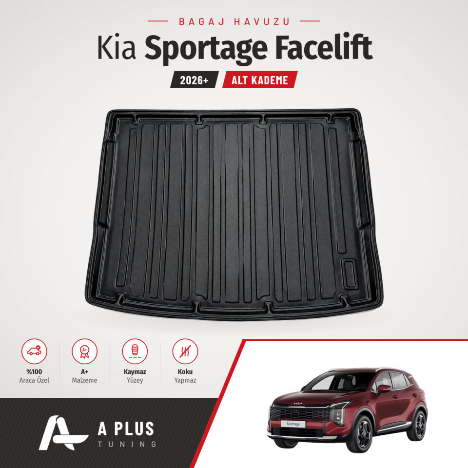 2026+ Kia Sportage Facelift Bagaj Havuzu Alt