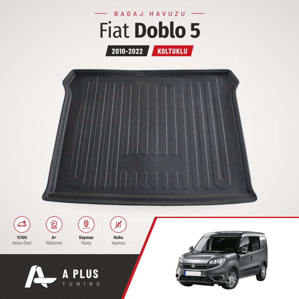 2010-2022 Fiat Doblo 5 Koltuklu Van Bagaj Havuzu