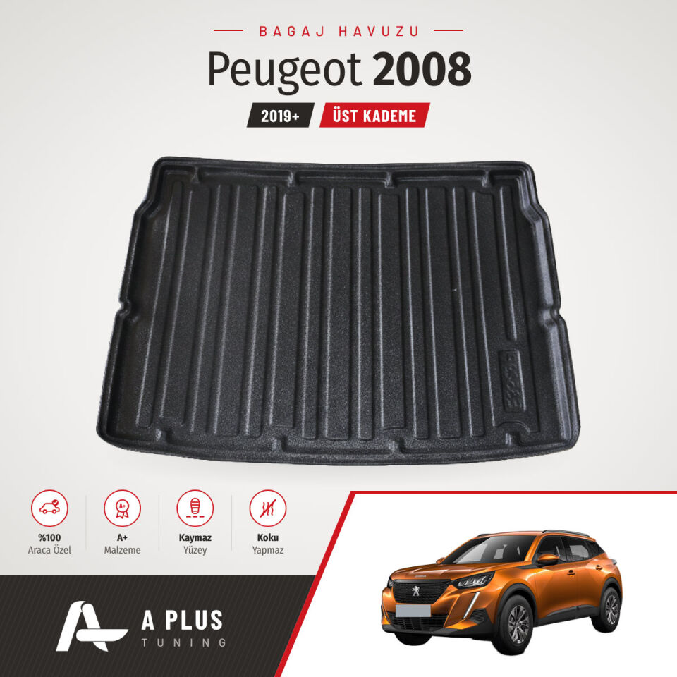 2019+ Peugeot 2008 Crossover Üst Bagaj Havuzu