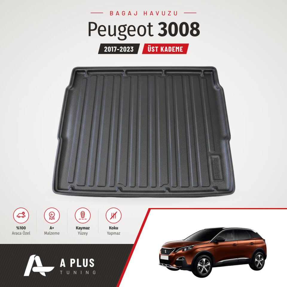 2017-2023 Peugeot 3008 Crossover Üst Bagaj Havuzu
