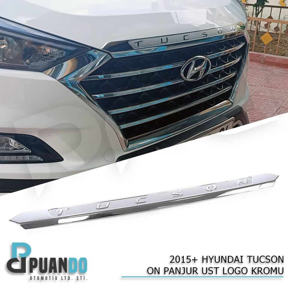 2015-2020 Hyundai Tucson Ön Panjur Üst Kromu