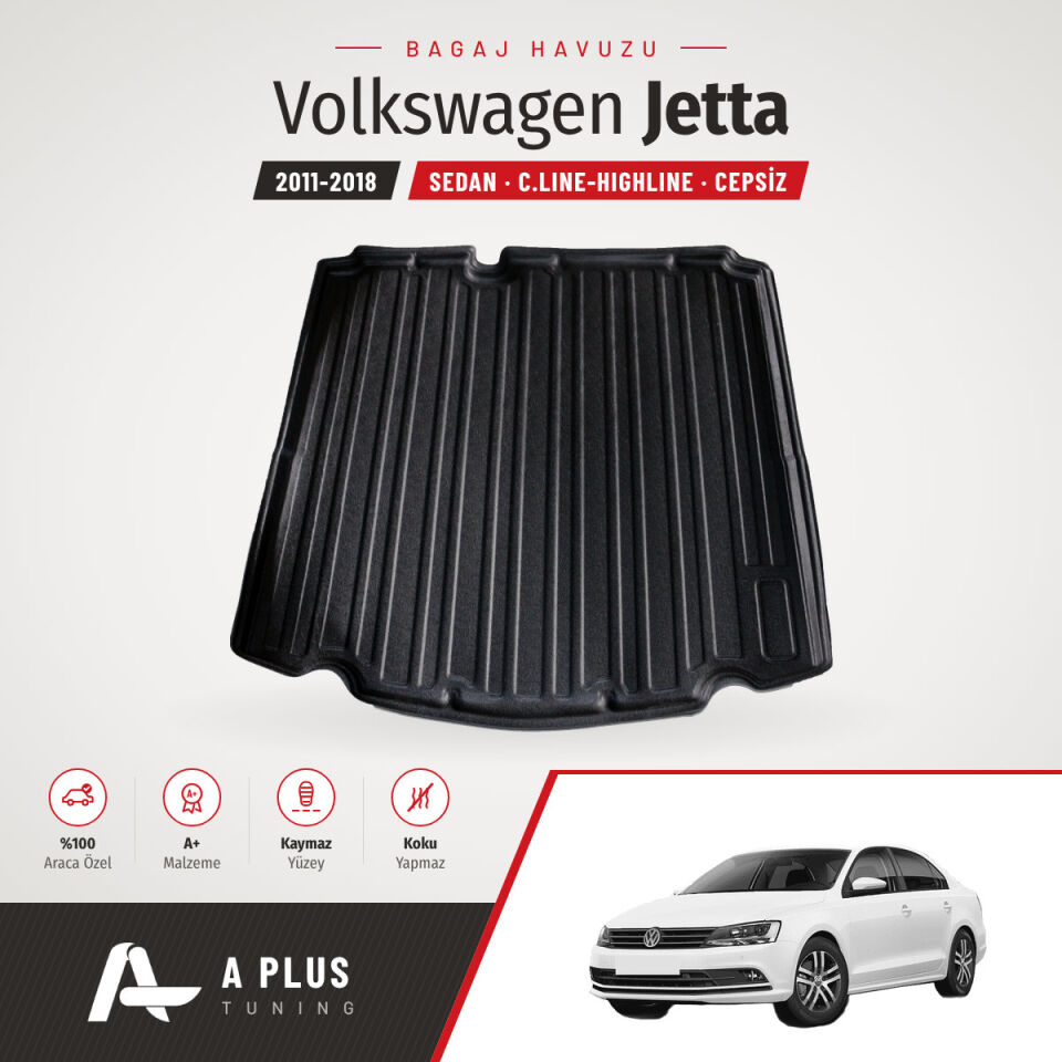 2011-2018 VW Jetta SD C.Line-Highline Cepsiz Bagaj Havuzu