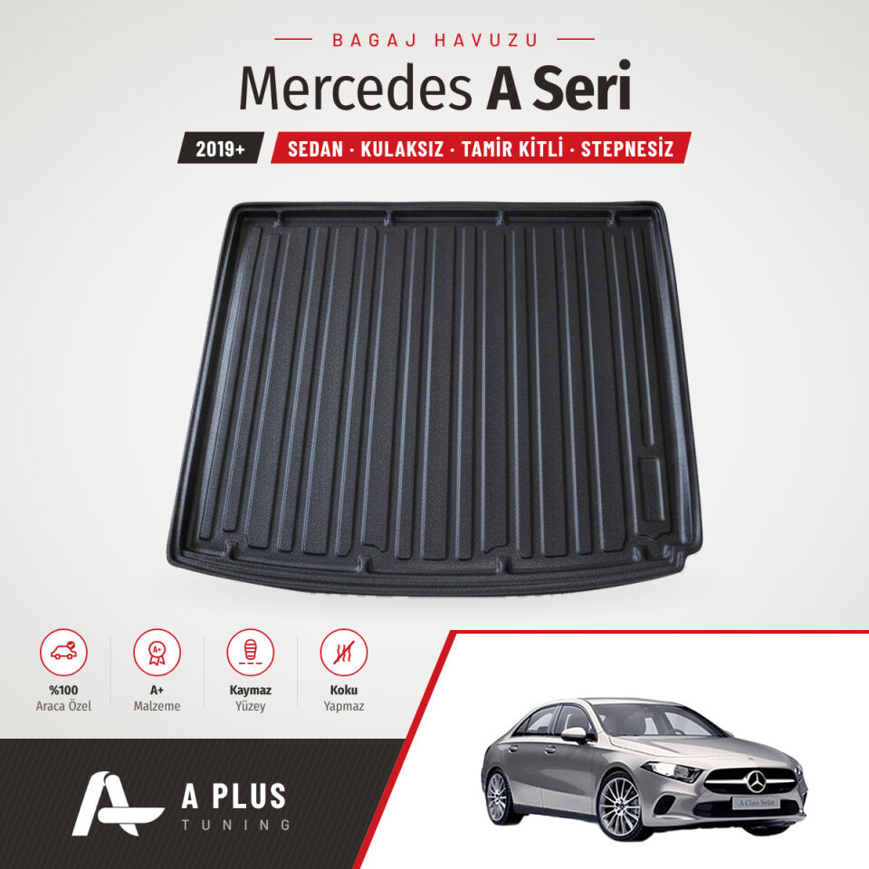 2019+ Mercedes A Seri Sedan Kulaksız Tamir Kitli Stepnesiz Bagaj Havuzu