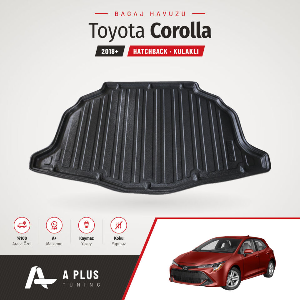 2018+ Toyota Corolla HB Kulaklı Bagaj Havuzu