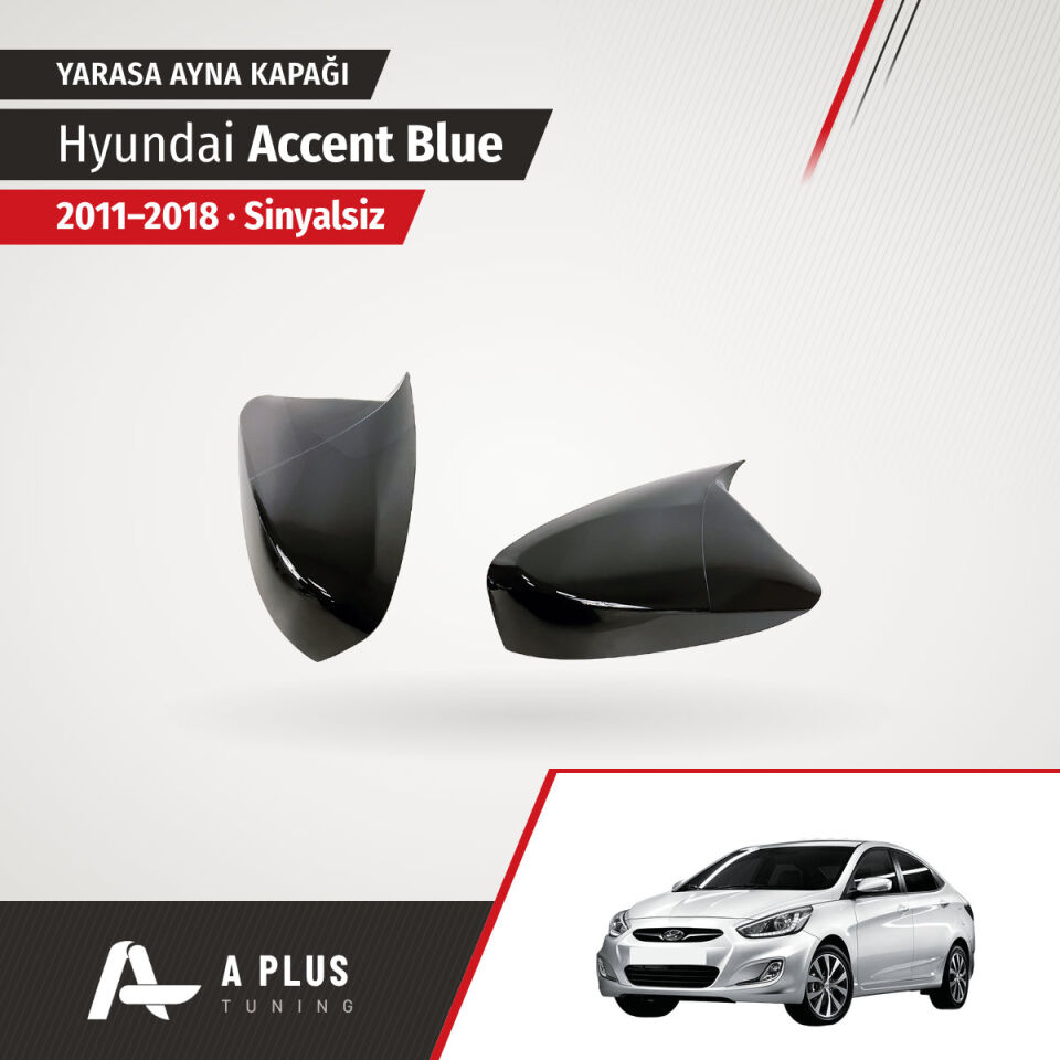 2011-2018 Hyundai Accent Blue Batman Yarasa Ayna Sinyalsiz