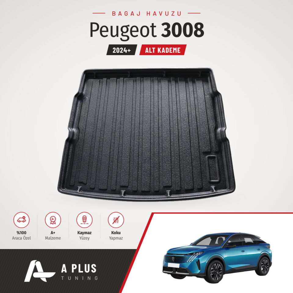 2024+ Peugeot 3008 Crossover Alt Kademe Bagaj Havuzu