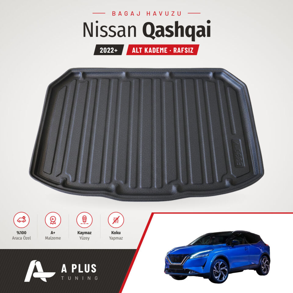 2022+ Nissan Qashqai Alt (Rafsız) Bagaj Havuzu